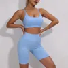 Shorts shorts yoga sets voor dames korte naadloze sportkleding vrouwen sport fitness suit sport outfit voor vrouw gym kleding workout kleding atletiekkleding 230602