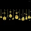 Wallpapers Christmas Decoration Pendant Holiday Scene Layout Glass Window Stickers Event Atmosphere Dress Up Wallpaper Self-adhesive