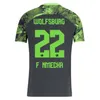 2023 24 Wolfsburg BAKU Voetbalshirts voor heren COZZA L.NMECHA ARNOLD WIND Home Away Trainingskleding Voetbalshirt Korte mouwen voor volwassenen Uniformen