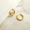 Fashion Stud Earring for Women Party Wedding Lovers Gift Engagement Luxury Designer smycken Stubs For Bride Hoop