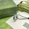 Nieuwe 2023 designer sieraden armband ketting 925 turquoise groen email gebruikt voor mannelijke vrouwelijke koppels paar gepersonaliseerde wijsvinger ring