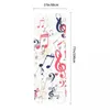 Foulards hiver gland écharpe tombant abstrait Notes de musique femmes cachemire cou tête chaud Pashmina dame châle Wrap Bandana