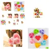 Sabonetes 50 Box Sabonete Flor Hardmade Rose Petals Paper Mix Color 150Pcs3Pcsis1Box Choose Drop Delivery Home Garden Bath Bathroom Accesso Dh9Dm