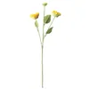 Dekorative Blumen, 3 Köpfe, Seidensonnenblume, gelbe Blume, Heimdekoration, Nachahmung, Hochzeit, Straße, Wand, künstlich