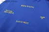 Sweats à capuche pour hommes Sweats 2022 Sweat à capuche bleu Hommes Femmes Nouvelles chansons Jesus Is King Sweat à capuche Oversize Hip Hop Tour Pulls Sweats à capuche T230602