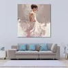 Premium Canvas Art Bolero Paintings z hiszpańskim tańczącym ręcznie malowane dzieła figuratywne dla patio w restauracji