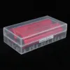 Conteneur de stockage de support de sécurité de boîte de boîtier de batterie en plastique Portable adapté 2*18650 ou 4*18350