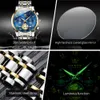 Andere Uhren OLEVS Top Marke Herren Klassische Römische Skala Zifferblatt Luxus Armbanduhr für Mann Original Quarz Wasserdicht Leucht Männlich reloj 230601