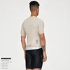 사이클링 셔츠 정상 Spexcel Coldback Fabric UPF 50 Pro Aero Short Sleeve Cycling Jerseys 매끄러운 고리 디자인 지퍼 포켓 Green 230601