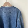 Mode kvinnors jackor denim för kvinnor jean hoodies vår kvinnor kappa designer långärmad skörd kort jacka