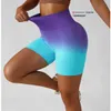 Kvinnors shorts Summer Alphale High midja ombre korta byxor 230601