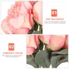 Decoratieve bloemen Kunstbloem Boeket Peony Gesimuleerde bos Faux Ornament