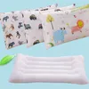 Kuddar 4 färger Cartoon Cotton Kids Pillow Soft Washable Baby Sleeping Head CUSHION LIFTEN RECTANGLE TODDLER PORTABLE nackstöd 230601