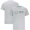 2023 여름 남자 짧은 슬리브 티셔츠 티셔츠 F1 메르세데스 케토 시즌 페트로나스 모터 스포츠 남자 야외 패션 DYFC를위한 레이싱 팀