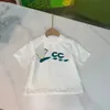 Baby Kleidung T-Shirt Kinder Designer Set Kid Sets Kleinkind Kleidung 2-12 Alter Mädchen Jungen T-Shirt 2023 Luxus Sommershorts Ärmel mit Buchstaben Tags klassisch 2 Farben Dhgate