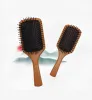 Aveda Paddelborste Brosse Club Massage Hairbrush Combs Prevent Trichomadesis Sac Massager Wood TPE Airbag Nylon Teeth Borstes