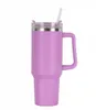 Listo para enviar verde rosa claro 40oz H2.0 Taza Tumbler con tapa de tapa aislada Tapa de acero inoxidable Café de acero inoxidable Termos Copa