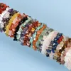 Amazon New Hot Selling Natural Crystal Mixed Irregular Gravel Bracelet Ladies Handmade Powder Crystal Bracelet for Womne