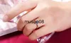 Band Ringen Gratis Krijgen Oorbellen Wit Goud Kleur Tibetaans Zilveren Ring Luxe 0.6ct HeartCZ Zircon Wedding Band Bruids Sieraden Gift J230602