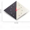 Zegarki ścienne ModernDesign Creative Rhombus Clock 55 cm kwarc Silent Kite Square Diamond for Homeroom Home Decorie Accessorie