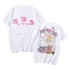 T-shirts pour hommes Bladee 333 Hip Hop tendance surdimensionnée Skate Drain Gang T-shirt Harajuku T-shirt unisexe Hommes Femmes Mode Casual T-shirts à manches courtes