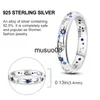 Bandringar 2023 Fashion 925 Silver Princess Tiara Crown Sparkling Love Heart Rings for Women Jewelry Anniversary Gift J230602