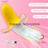 Massage Nieuwe Ontwerp Banaan Vorm Clitoris Vibrator G-spot Vagina Stimulator Zachte Siliconen Dildo Vrouwelijke Masturbatie Speelgoed Volwassen Producten L230518