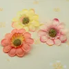 Dekorativa blommor 10st/parti 8cm Gerbera Artificial Flower Home Party Decoration Scrapbooking Accessories Wreath Diy Head Craft Fake