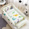 Sängskenor Multifunktionell bomull Portable Born Antipressure Foldbara Baby Cot Crib Set för Babies Cunas 230601