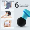 Mini Massager Gun Electric Muscle Relaxation Forming Slimming Fitness Body Experice Massage Back Ben Shoulder Fascia Gun Spa L230523