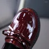 Flat Shoes Fashion Tassel Kids Princess For Little Girls Dress Patent Leather 2023 Children School 3 4 5 6 7 8 9 10 11 12 Year