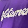 Men's T-Shirts 3D Puff Print Vetements T Shirt Men Women 1 1 Best Quality Purple Letter Top Tees T-Shirt T230602