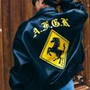 Lanwo Custom Schwarz Gelb Leder Versity Jacke für Männer Hersteller Bulk XL Bomber Plus Size Herren Letterman Varsity Jacken WOY