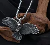 Pendant Necklaces Women Men's Eagle Necklace Vintage Silver Color Male Chain Motorcycle Party Jewelry Accessories