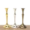 Kerzenhalter 2 teile/los Silber Gold Halter 1 Halterung Zinklegierung Hohe Qualität Säule Hochzeit Event Portavelas Kerzenhalter