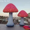RGB Inflatable Party Mushroom Giant Crooked Mushrooms DJ Decor LED Plant Model with Remote Control for Event Decoration