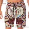 Мужские спортивные костюмы летние повседневные забавные печати мужчина майки для женщин Trixie и Katya Line Board Shorts Sets Sets Fitnes