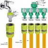 Watering Uitrustingen 10 STUKS 1/2 inch 16mm Connectoren Tuinieren Kraan Waterleiding Quick Connect Adapter Slang Verlengen Reparatie Fitting Watering Kas 230601