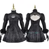 Anime Costumes Rola 2b cosplay Nierautomata Yorha No2 Typ Black Sukienka Cosplay Come Seksowna mundur Halloween Party COS Z0602