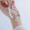 Kasuga Letter ~ Little Peach Blossom Beaded Armband 2023 New Trendy Nisch Design Sakura Premium Armband