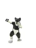 Black Fox Dog Mascot Costume Suits Party Game Dress Outfits Clothing Halloween Suit Birthday Dress Cartoon Fancy Dress Christmas Characteristi