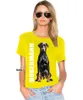 T-shirts pour hommes Dobermann Tops Tee Shirt Dog DOBI Portrait By Wilsigns Siviwonder Brand Fashion T-Shirt