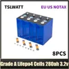 TSLWATT 8 PCS EVE LiFePO4 Bateria 3.2V 280AH Células De Lítio Fosfato De Ferro Pacote De Bateria para Armazenamento de Energia Doméstica Livre de Impostos