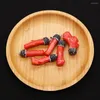 Charms 1pcs/bag Natural Sea Bamboo Irregular Red Coral Jewelry Small Pendant DIY Necklace Bracelet Earring Making Gift 1pcs