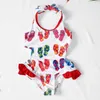 Nowy 2019 2-6Y dziewczęta „One Piece Children's Swimodear Beach Suit-SW708 P230602