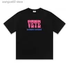 Men's T-Shirts 23SS New Pink Foam Printing VETEMENTS T-Shirt Men Women 1 1 Heavy Fabric Oversized VTM Tee Hip Hop Black White Top T230602