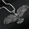 Pendant Necklaces Women Men's Eagle Necklace Vintage Silver Color Male Chain Motorcycle Party Jewelry Accessories