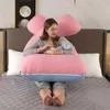 Maternity Pillows Pillow for Women Prenatal U-shape Solid Patchwork Color Bedding Accessories Body with Pregnant 70x145cm