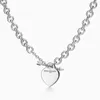Designer brandneuer Tiffays 925 Silver Heart Arrow Series Halskette Unisex Kragenkette