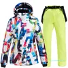 Other Sporting Goods Ski Suit for Women Windproof Waterproof Breathable Warm Snowboard Jackets Pants High Quality Winter Jacket
